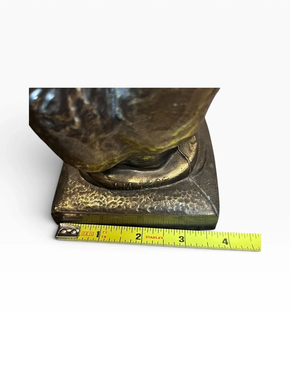 Bronze-Tone Hand Sculpture Bookends - Home Art